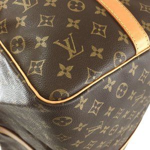 Louis Vuitton Keepall 60 Bandouliere Duffel Brown
